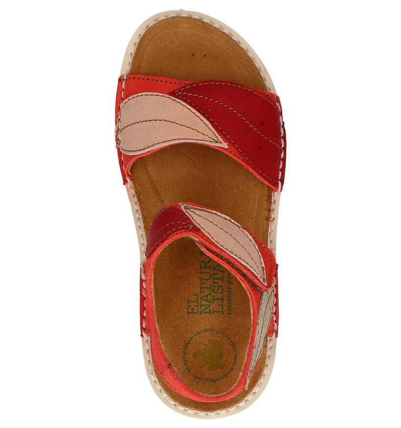 El Naturalista Terra Sandales en Rouge en cuir (275129)