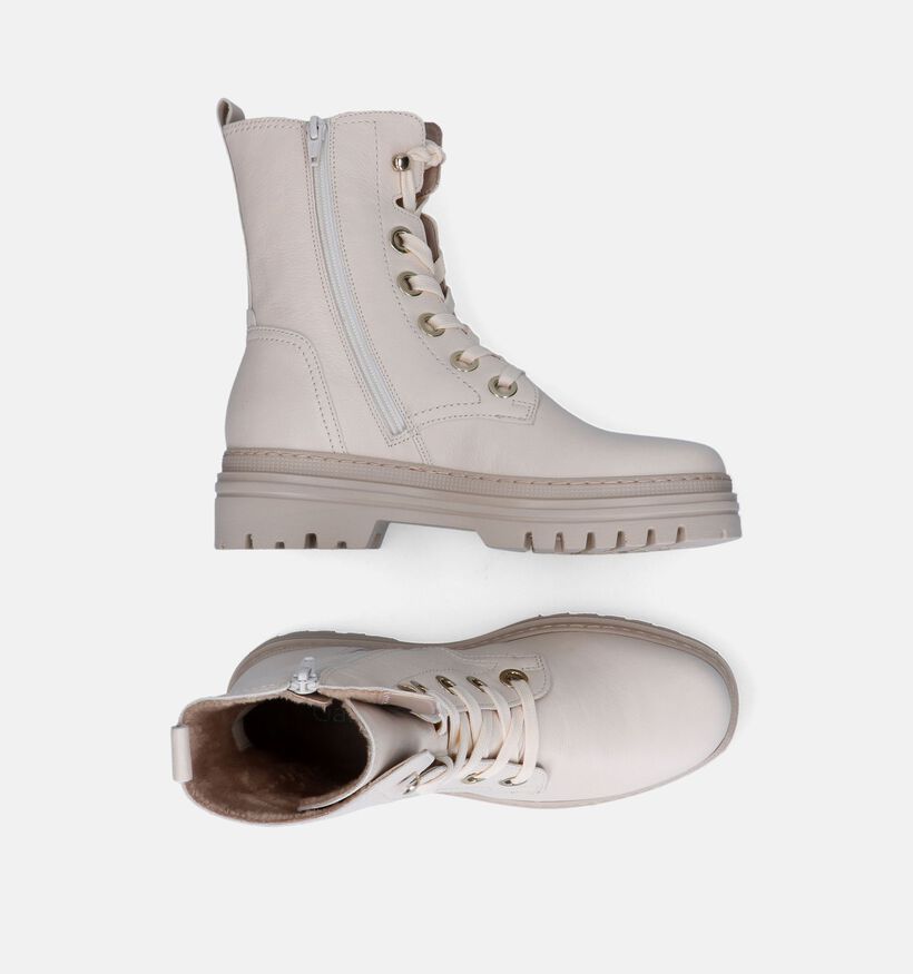 Gabor Best Fitting Bottines en Ecru pour femmes (312437)