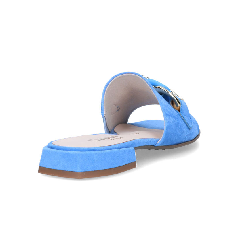 Gabor Comfort Nu-pieds mules en Bleu pour femmes (323267)