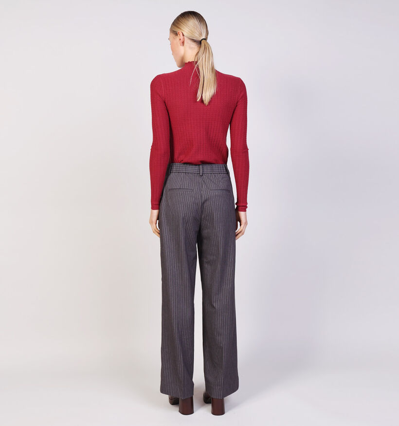 Minus Jelene Donkergrijze Broek voor dames (365841)