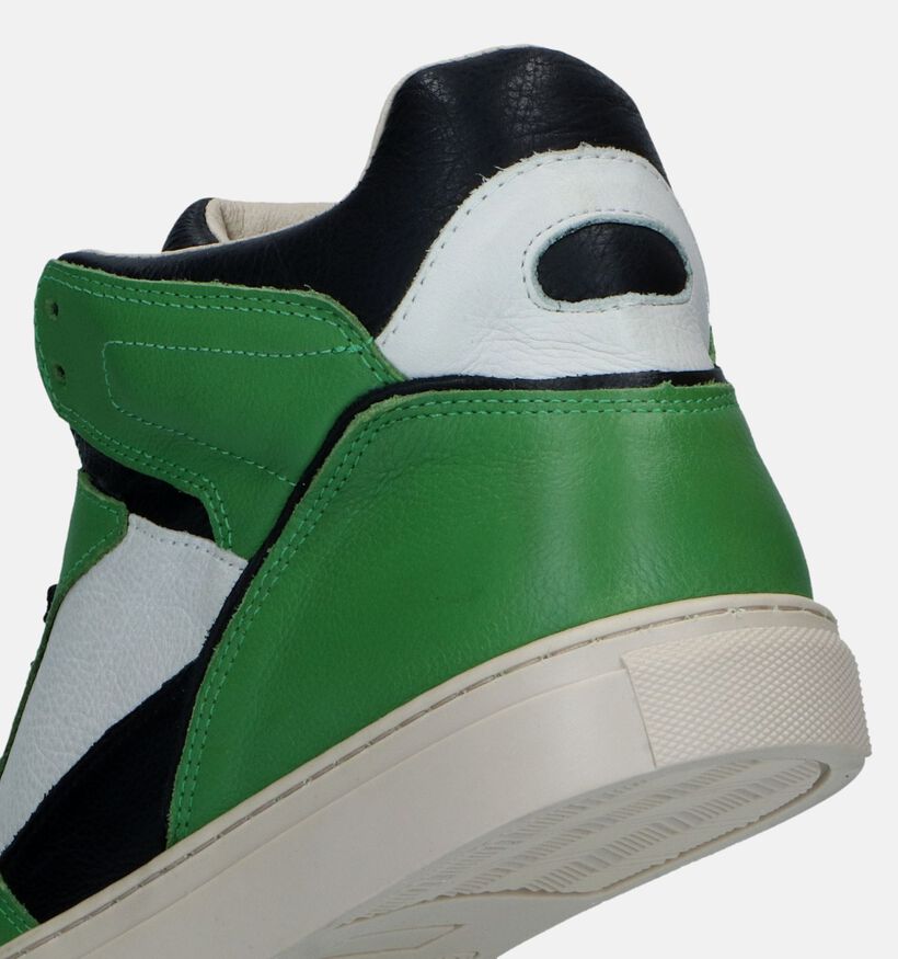 CKS Collette Groene Hoge sneakers voor dames (331718) - geschikt voor steunzolen