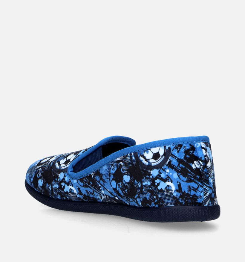 Milo & Mila Pantoufles fermées en Bleu pour garçons (348651)
