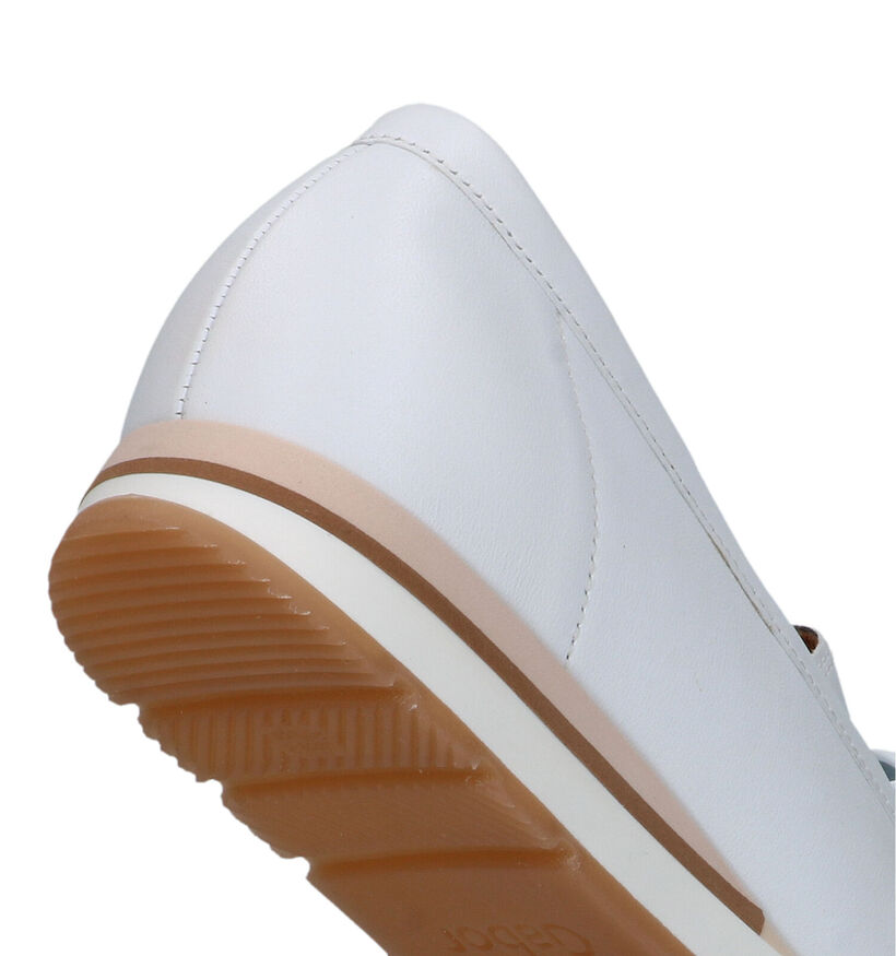 Gabor OptiFit Mocassins en Blanc pour femmes (323244) - pour semelles orthopédiques