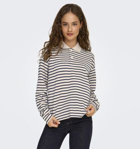 JDY Villa Witte/Zwarte Polo voor dames (362439)