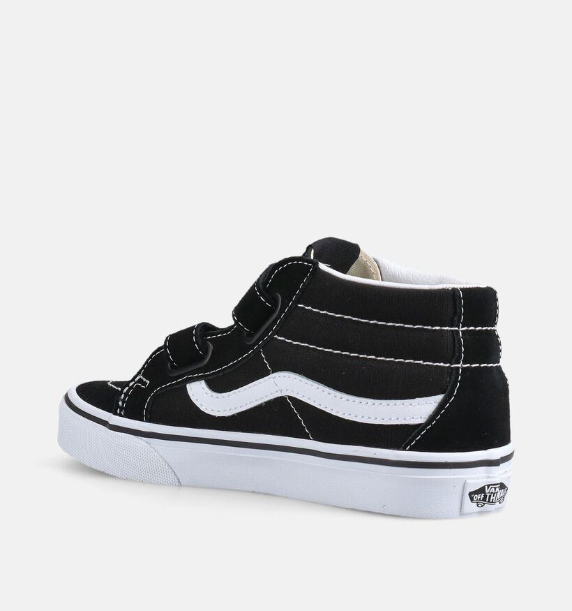 Vans Sk8-Mid Reissue Baskets montantes en Noir pour filles, gar&ccedil;ons (368982)