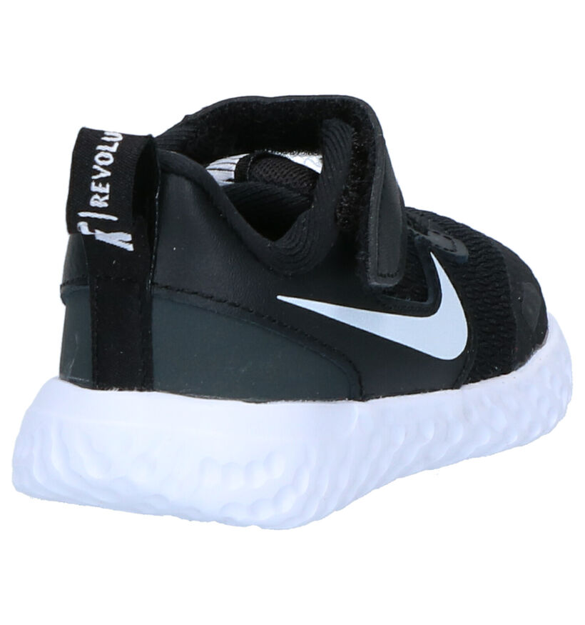 Nike Revolution Blauwe Babysneakers in kunstleer (284482)