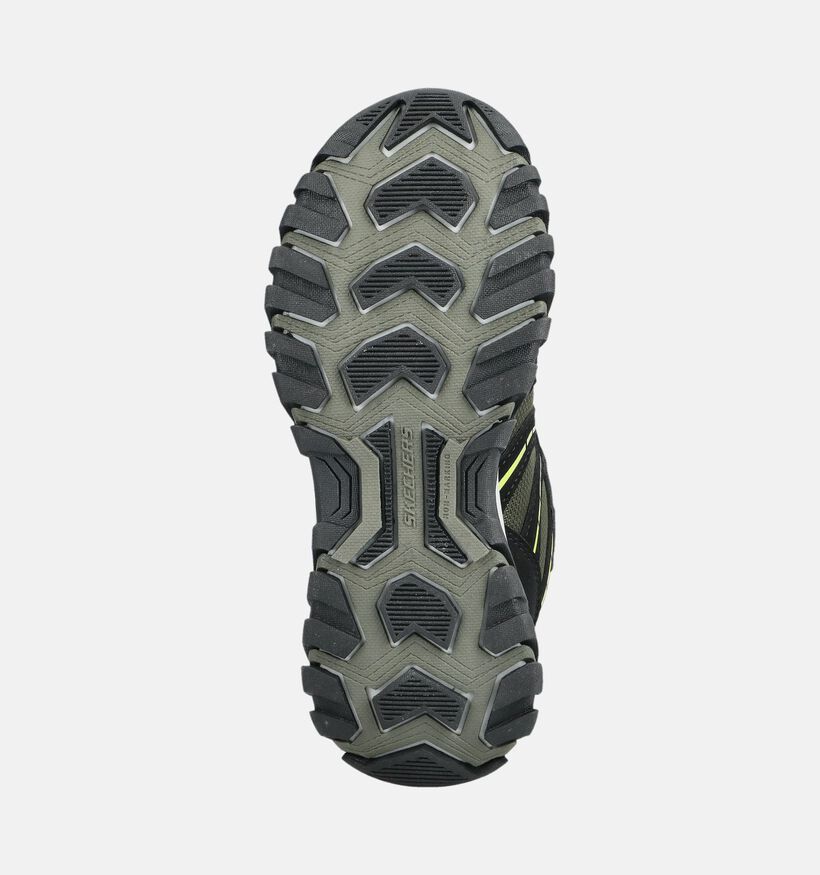 Skechers Rugged Ranger Zwarte/Groene Sneakers voor jongens (376853)
