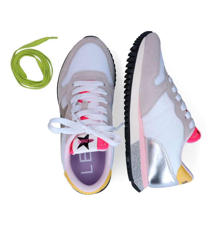 Sun 68 Stargirl Glitter Baskets en Mauve pour femmes (304665) - pour semelles orthopédiques