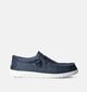 HEYDUDE Wally Stretch Sox Blauwe Mocassins voor heren (353482) - geschikt voor steunzolen