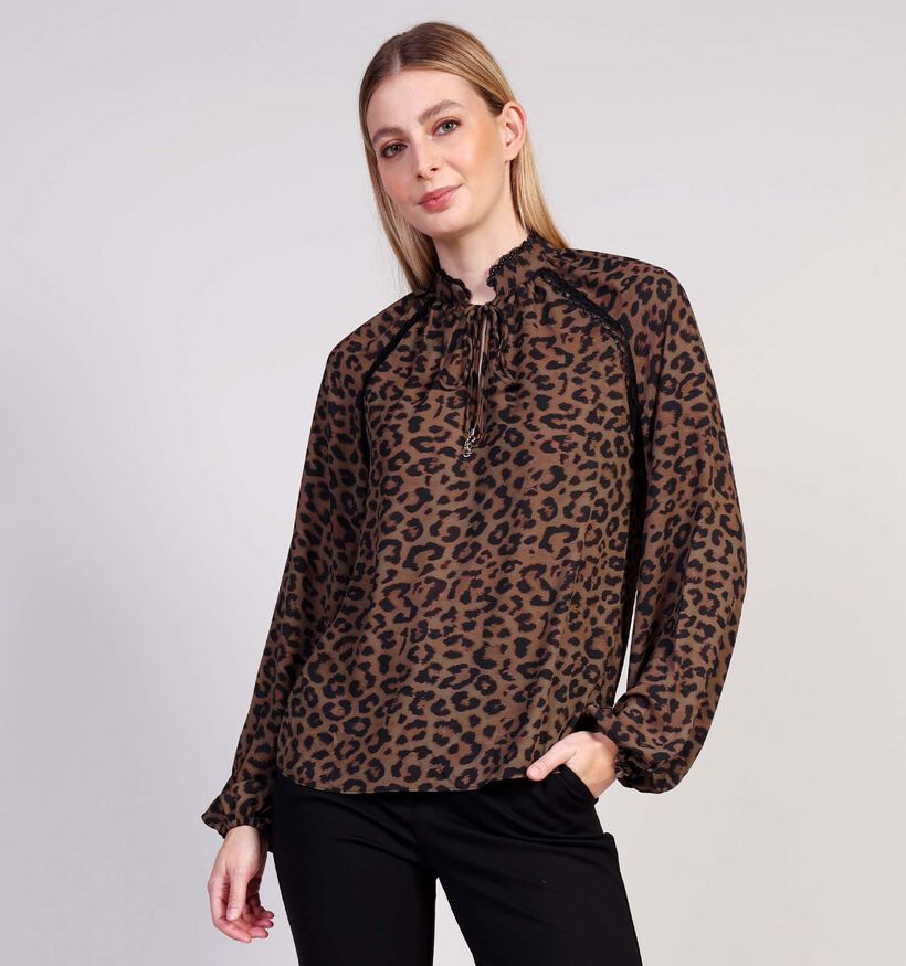Guess Leopard Blouse Guess Leopard Blouse voor dames (364380)
