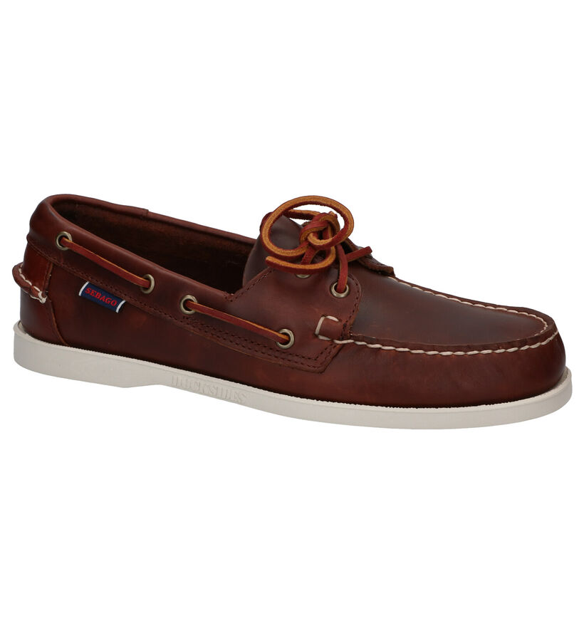 Sebago Dockside Chaussures bateau en Brun pour hommes (336831)