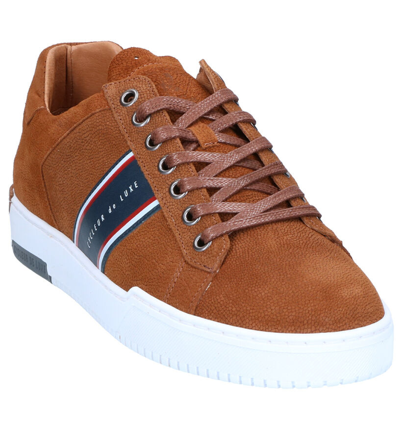 Cycleur de Luxe Bruce Chaussures à lacets en Cognac en nubuck (272403)