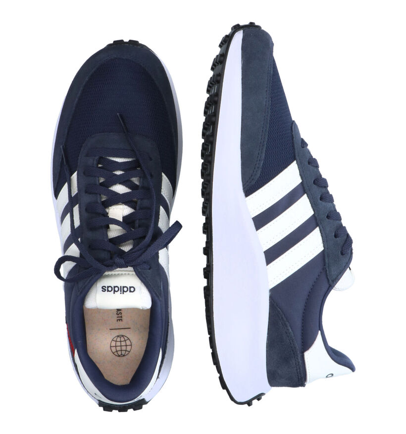 adidas Run 70S Baskets en Noir en daim (302028)
