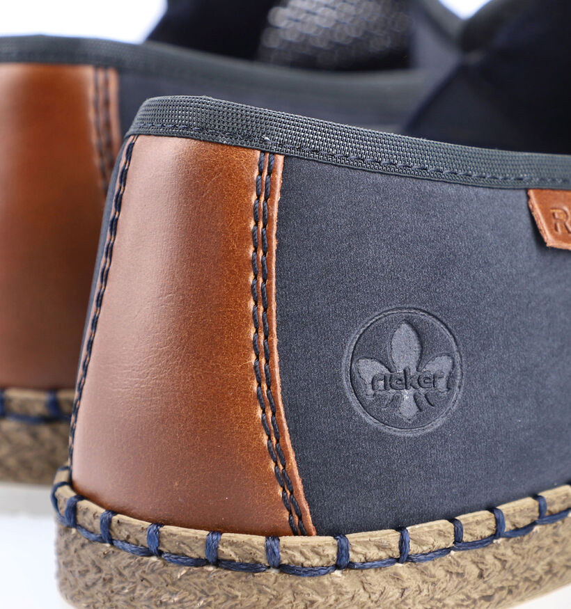 Rieker Chaussures à enfiler en Bleu pour hommes (354798)