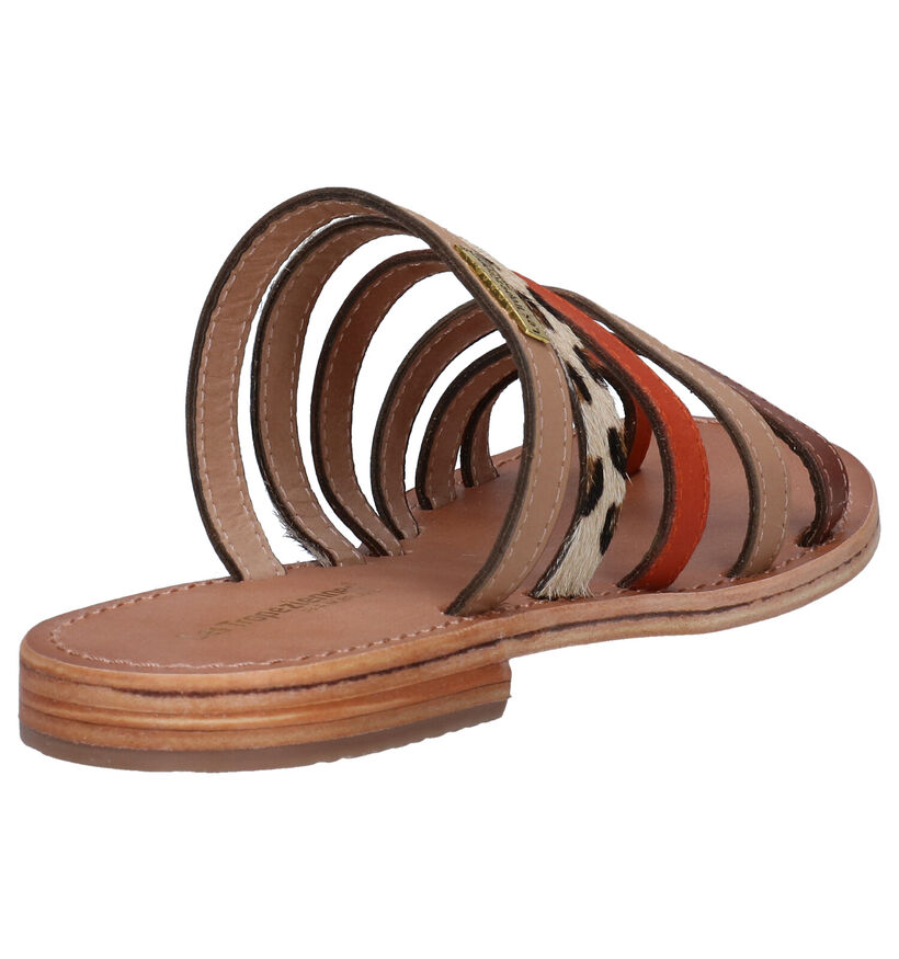 Les Tropeziennes Briquet Mules en Multicolore en cuir (275042)