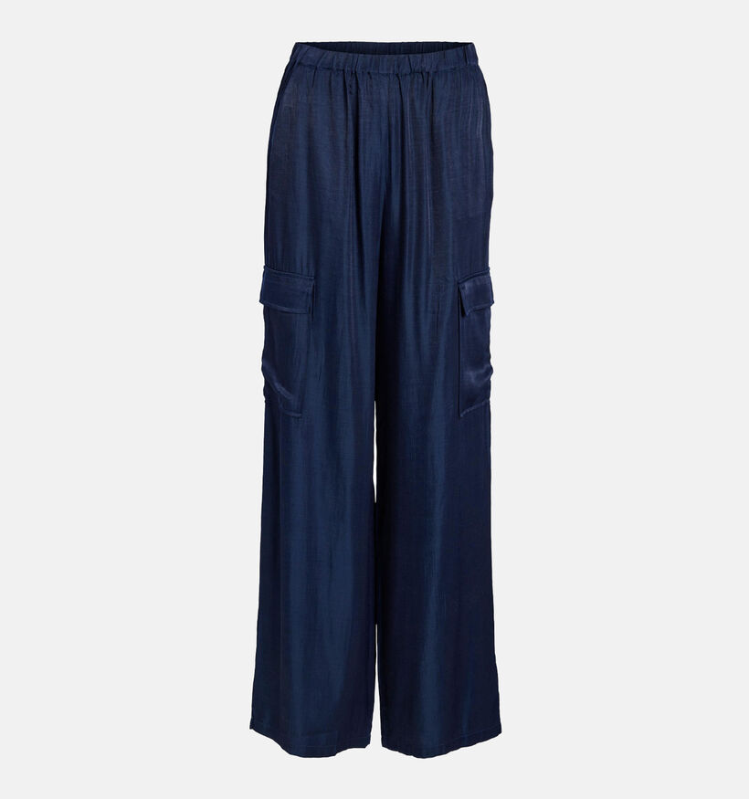 Vila Silla Pantalon cargo en Bleu pour femmes (336680)