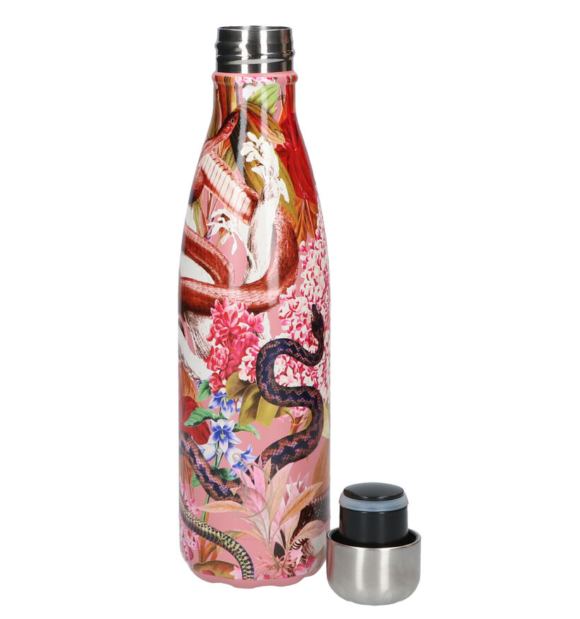 Chilly's x Tropical Snake Roze Drinkfles 500ml voor dames, meisjes (300380)