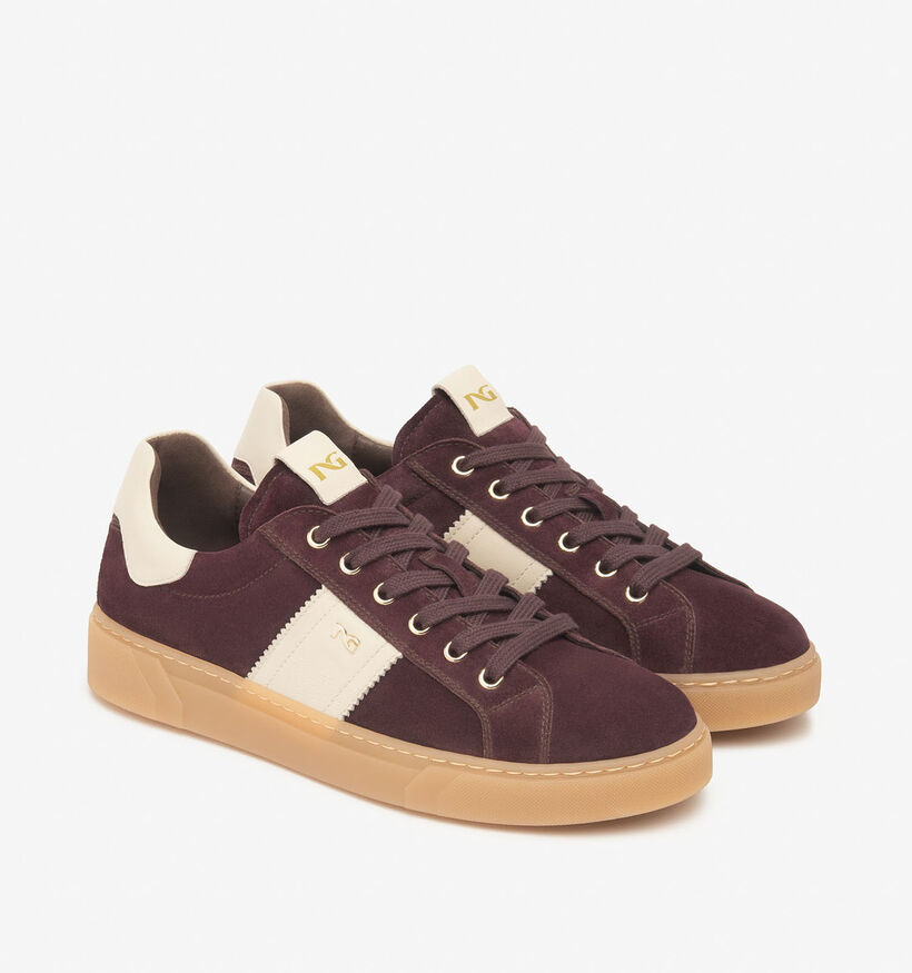 NeroGiardini Bordeaux Sneakers voor dames (374319) - geschikt voor steunzolen
