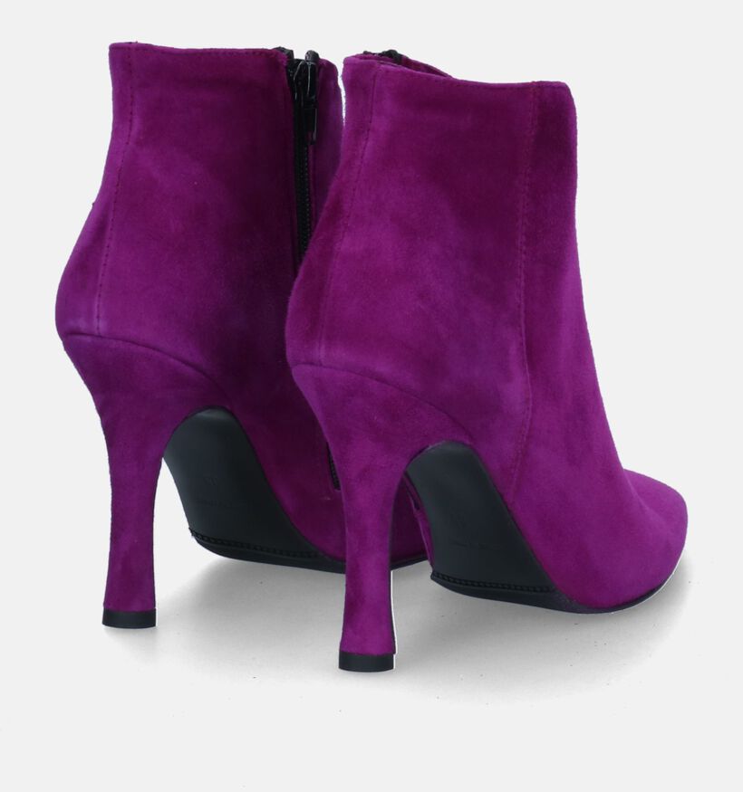 Cristian Daniel Bottines à talons en Violet clair (Lilas) pour femmes (317503)