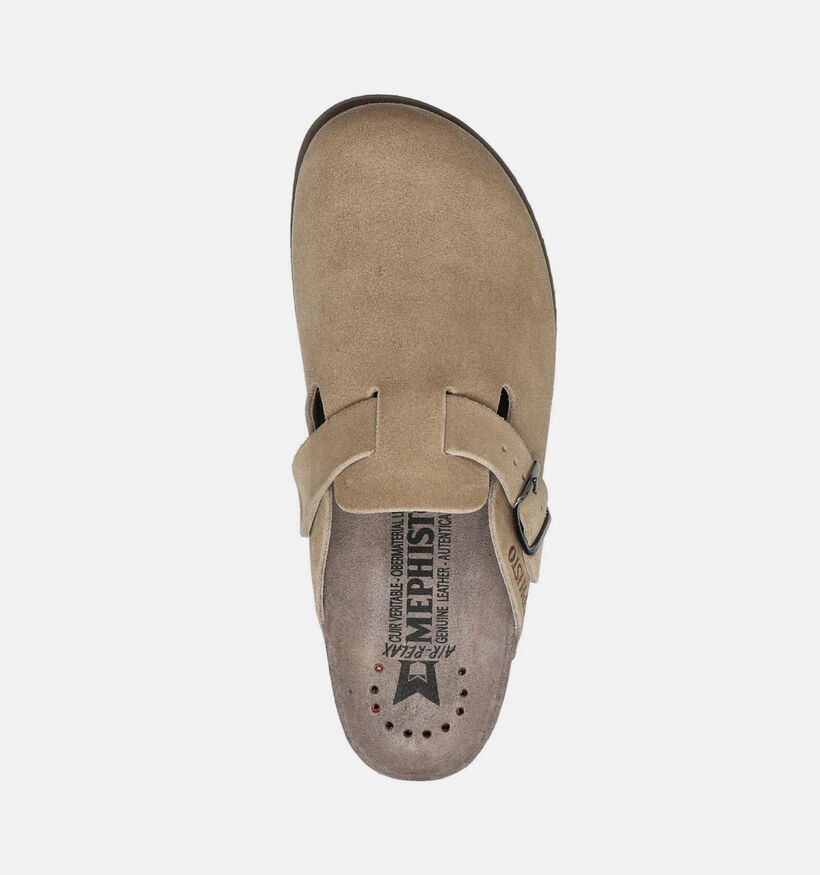 Mephisto Nathan Sandvel Donkerbeige Sandalen voor heren (370218)