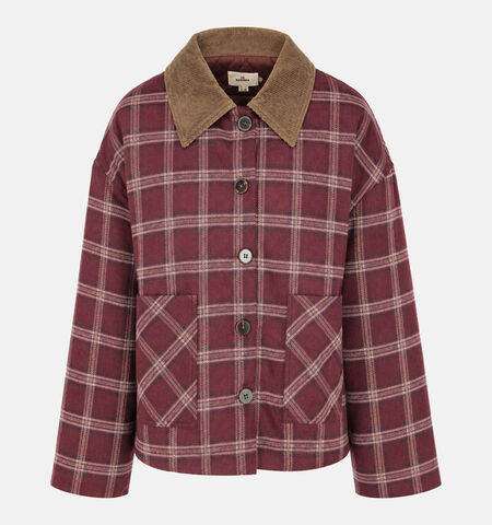 The Korner Manteaux Dark Berry