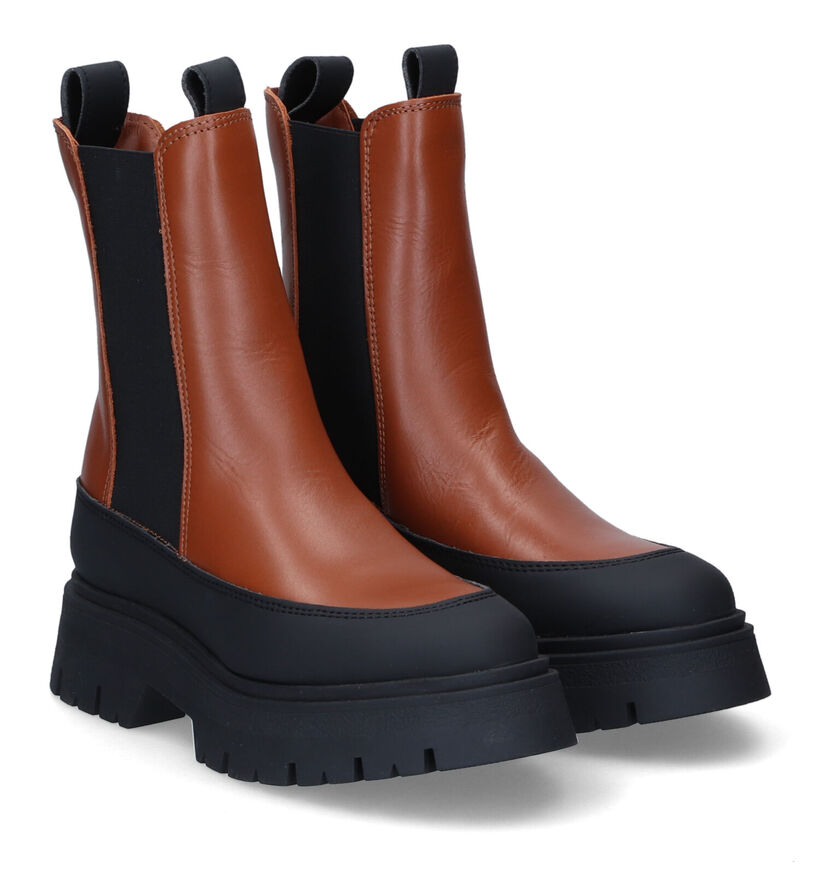 Tamaris Touch It Bottines Chelsea en Vert kaki pour femmes (315460)