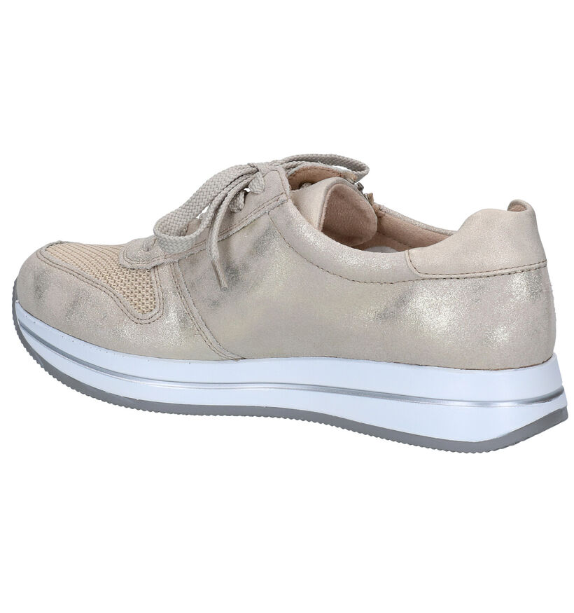 Rieker Beige Veterschoenen in daim (271868)