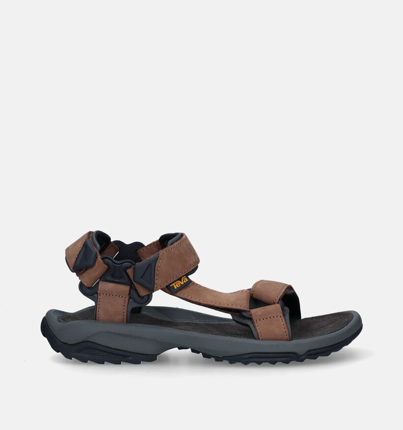 Teva Terra FI Lite Leather Sandales de marche en Cognac pour hommes (354634)