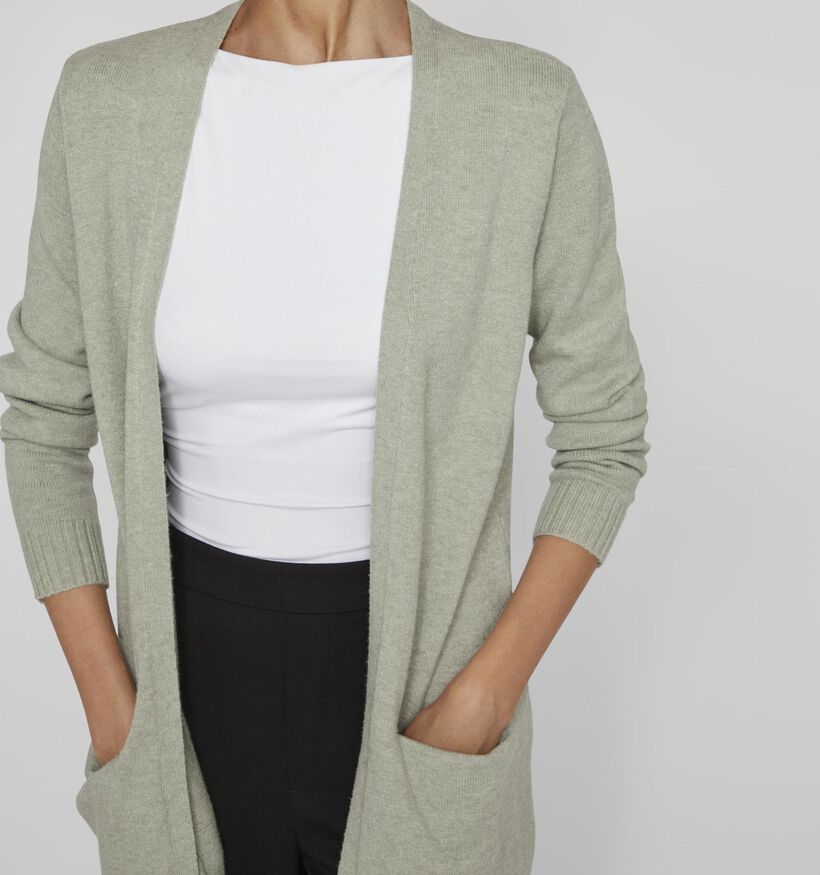 Vila Ril Cardigan en Vert kaki pour femmes (335427)