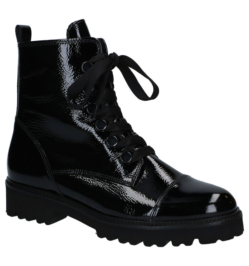 Gabor Best Fitting Zwarte Boots in lak (282297)
