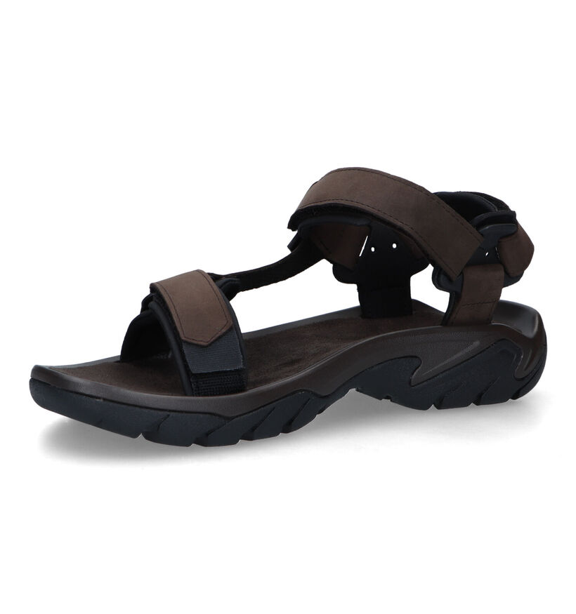 Teva Terra Sandales en Camel en nubuck (321947)