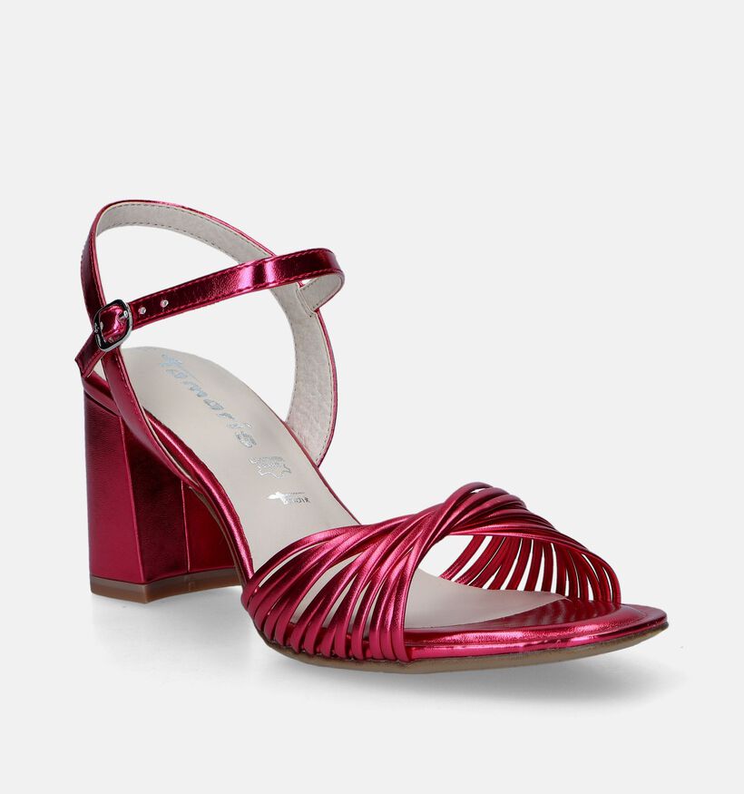 Tamaris Fuchsia Sandalen Met Blokhak voor dames (338337)