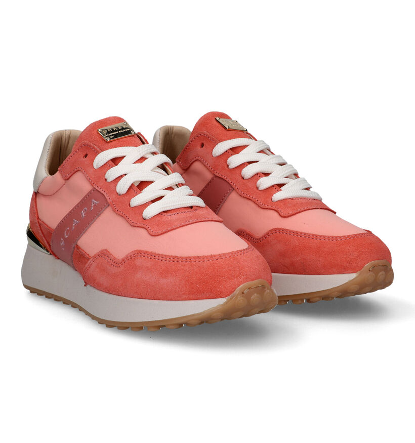 Scapa Baskets casual en Orange pour femmes (323765) - pour semelles orthopédiques