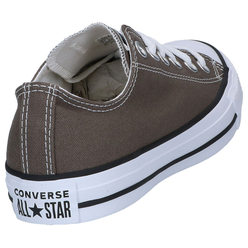 Converse Chuck Taylor AS Baskets en Beige en textile (287162)