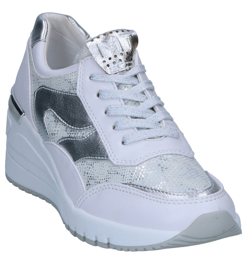 Marco Tozzi Witte Sneakers in kunstleer (270667)