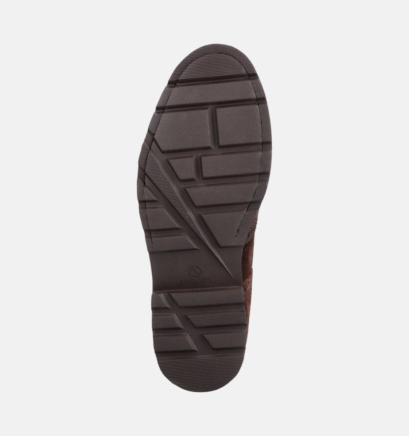 Ambiorix Sutrio Donkerbruine Geklede Veterschoenen voor heren (381988) - geschikt voor steunzolen