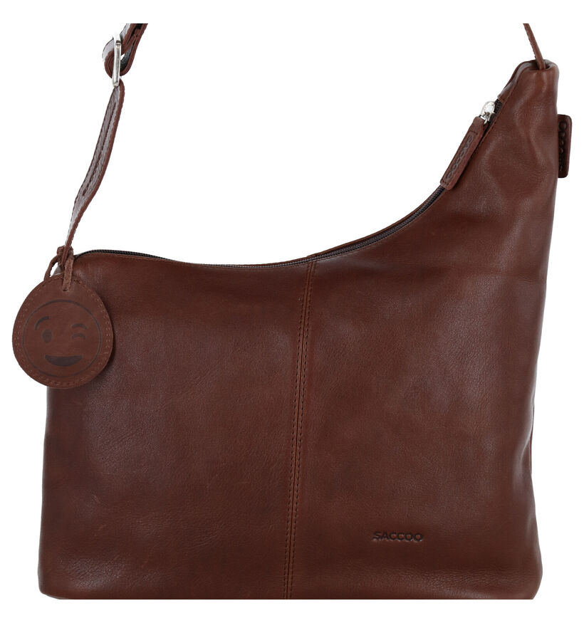Saccoo Buri Cognac Crossbody Tas voor dames (342842)