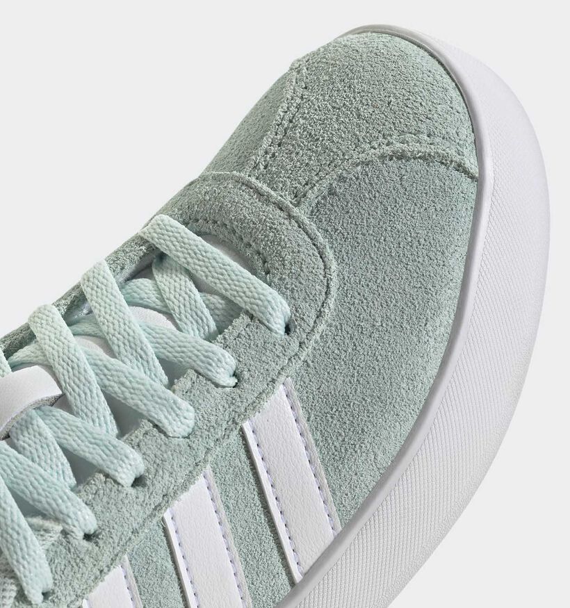 adidas VL Court 3.0 Turquoise Sneakers voor jongens, meisjes (357477) - geschikt voor steunzolen