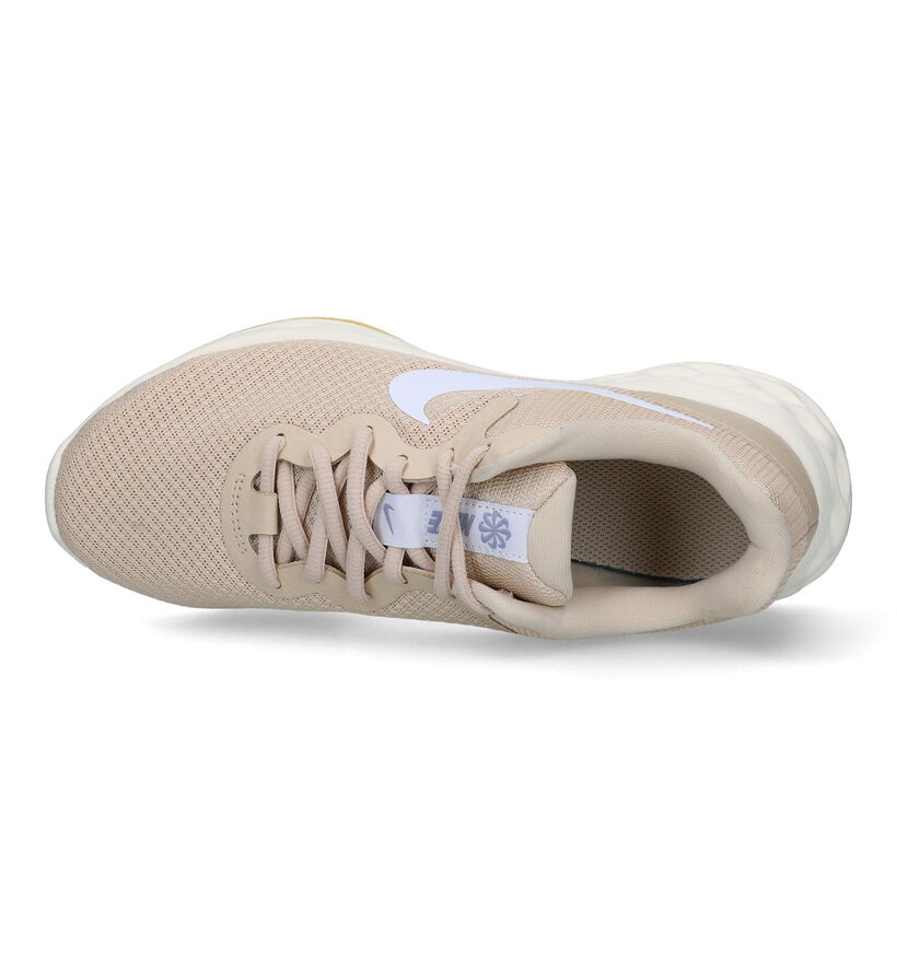 Nike Revolution 6 Witte Sneakers in stof (319203)
