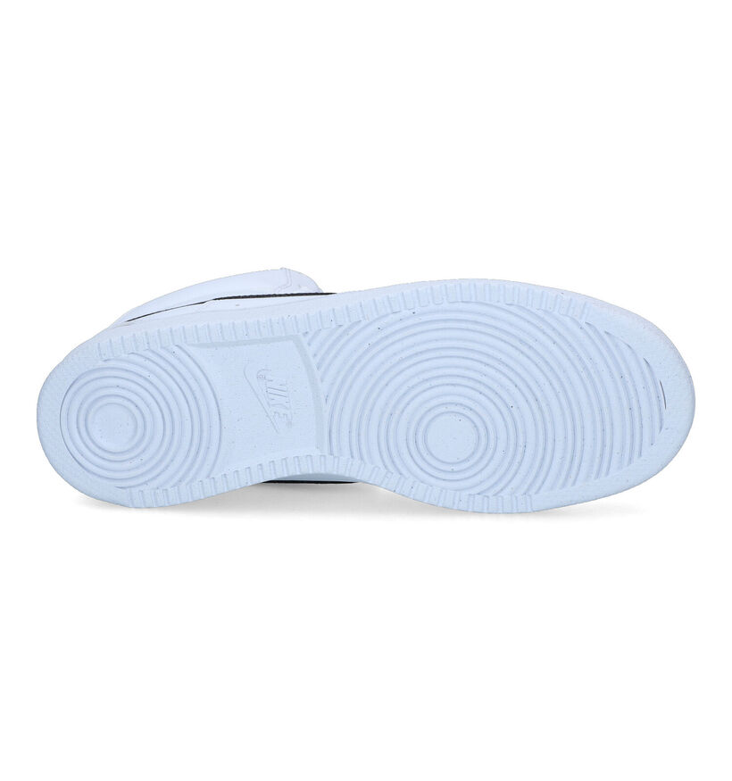 Nike Court Vision Mid Baskets en Blanc pour hommes (316522)