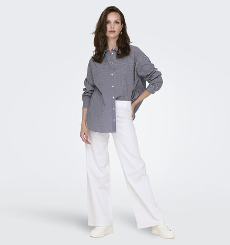 Wijde broek wit L32