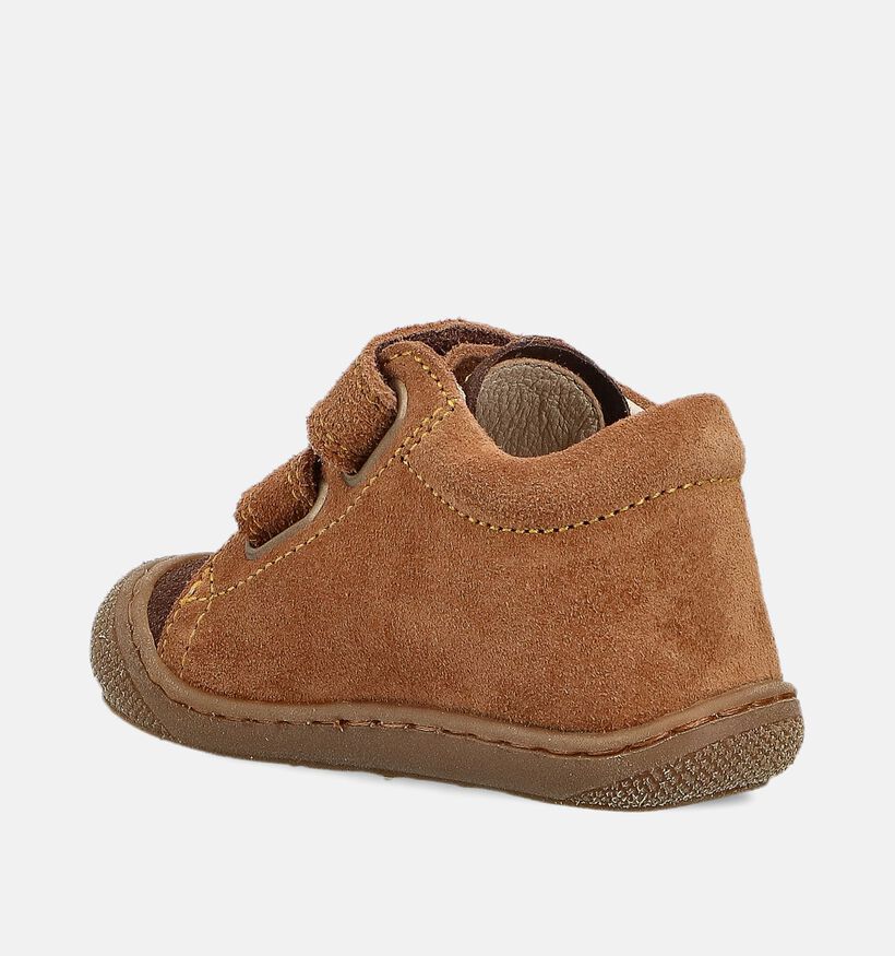 Naturino Cocoon Suede Cognac Hoge Schoenen voor jongens, meisjes (364499) - geschikt voor steunzolen