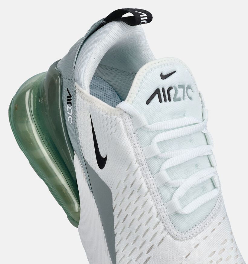 Nike Air Max 270 Witte/Groene Sneakers voor heren (372910) - geschikt voor steunzolen