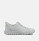 Geox Flextride Plus Witte Schoenen met Elastiek voor dames (370985) - geschikt voor steunzolen
