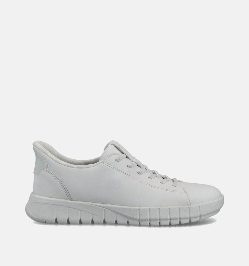 Geox Flextride Plus Witte Schoenen met Elastiek voor dames (370985) - geschikt voor steunzolen