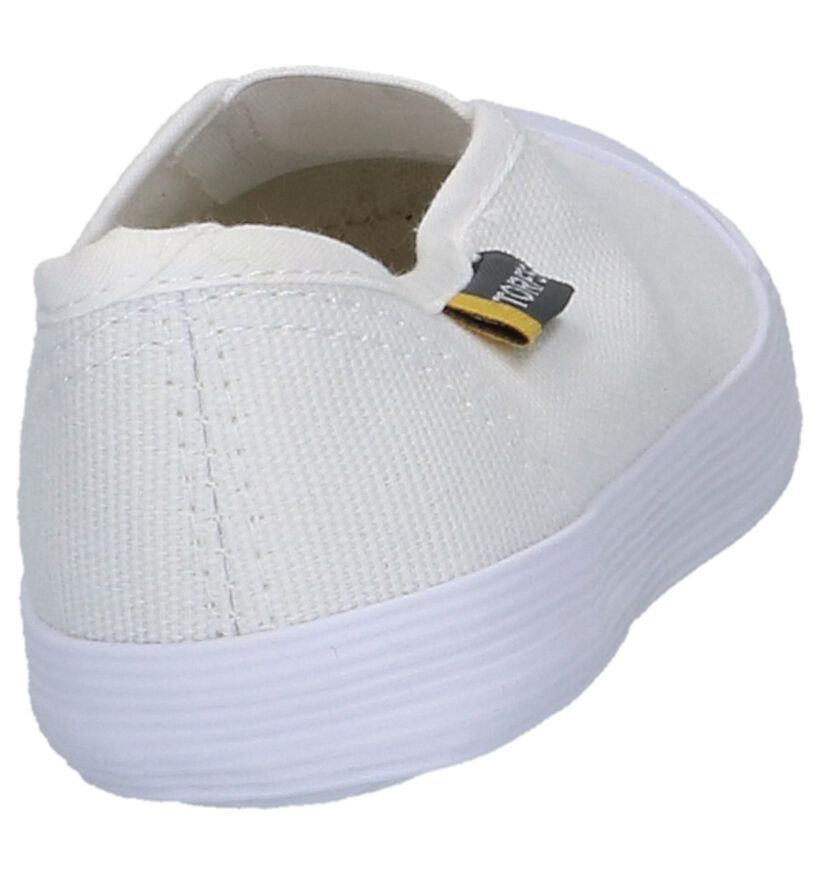 Torfs Pantoufles de gym en Blanc en textile (223315)