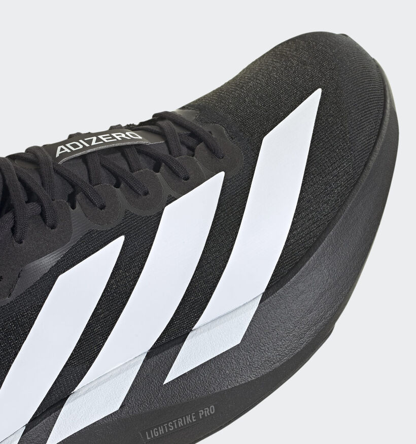adidas Adizero Evo Baskets basses en Noir pour hommes (375277) - pour semelles orthop&eacute;diques