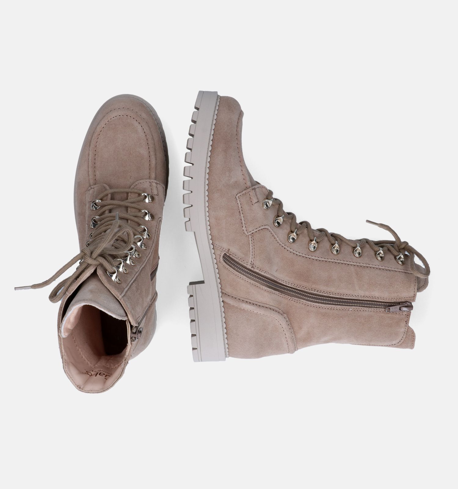 Beige veterboots 2025