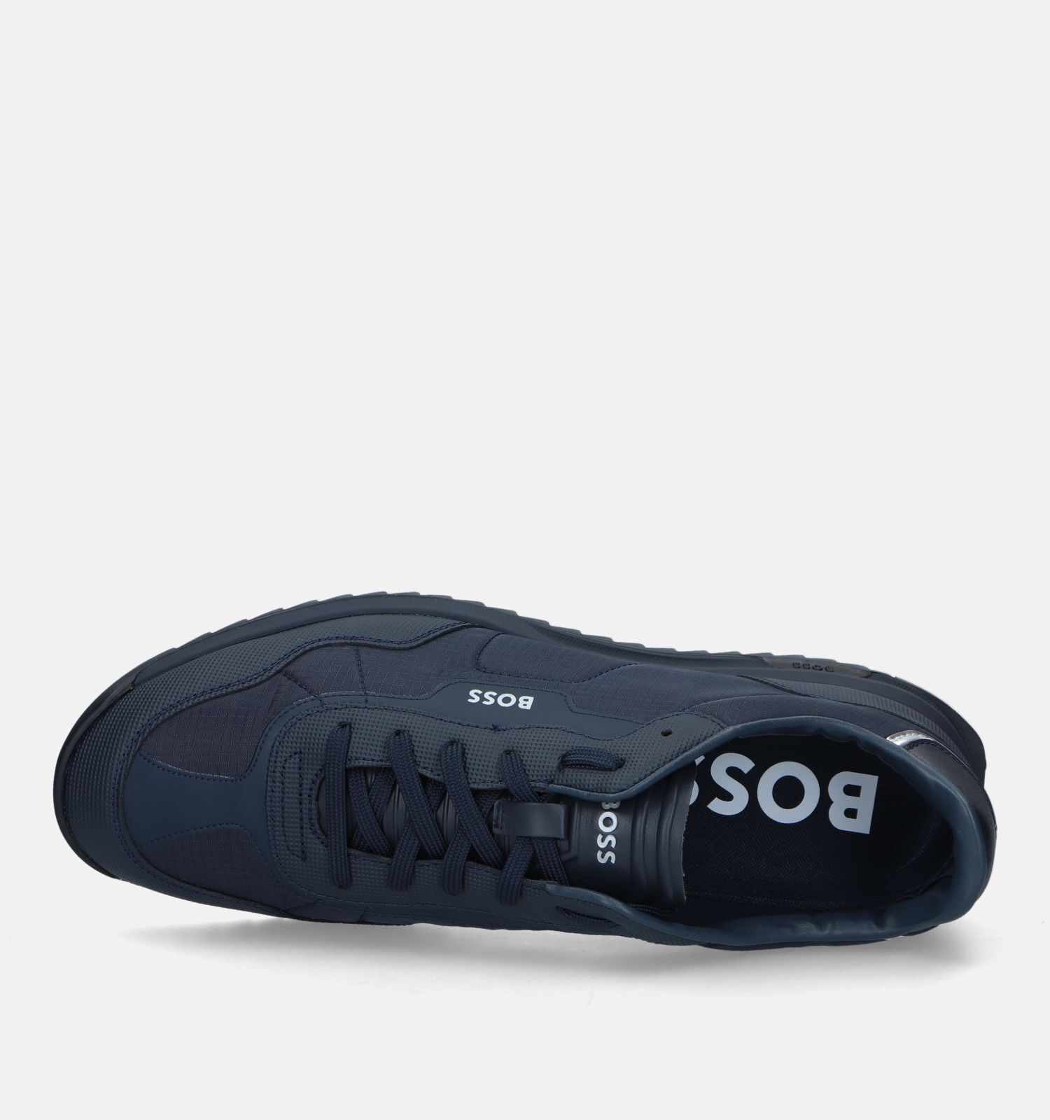 Boss Zayn Low lauwe Veterschoenen Heren Lage schoenen Online op TORFS.BE