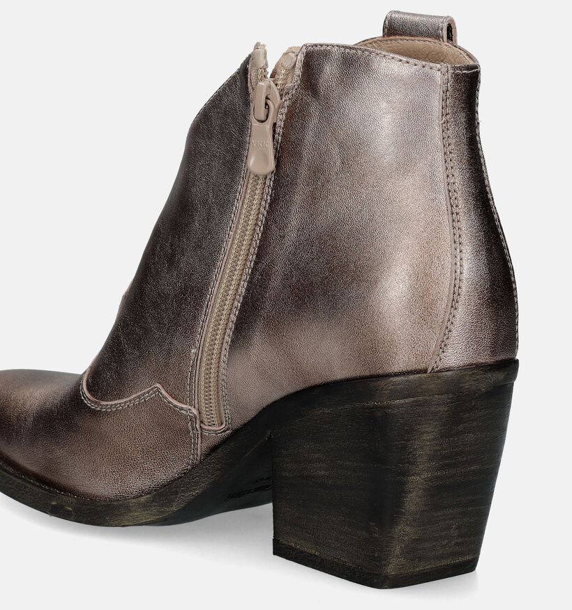 NeroGiardini Bottines à talons en Or pour femmes (343581)